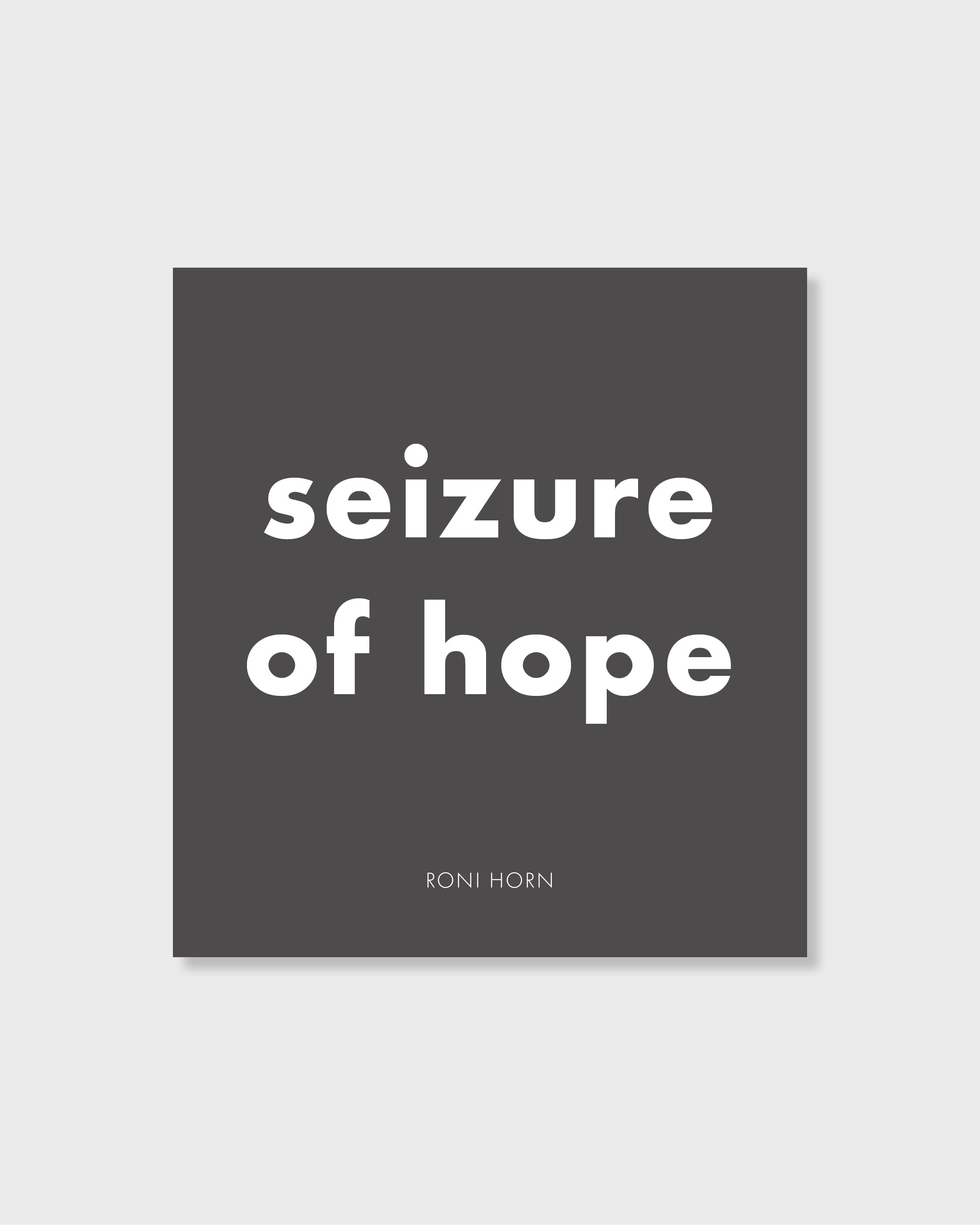 Roni Horn: Seizure of Hope