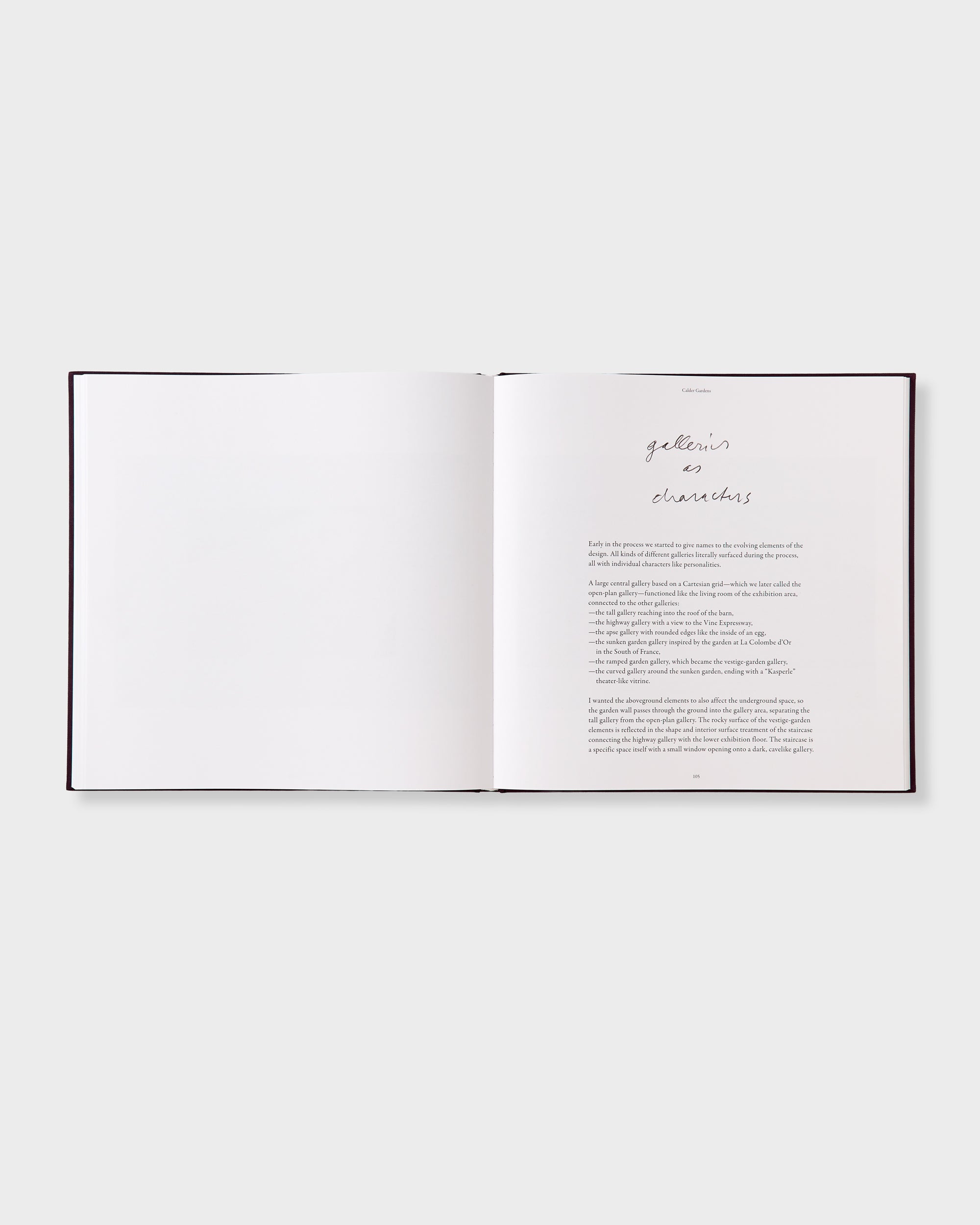 Calder Gardens: Drawings and Texts by Jacques Herzog