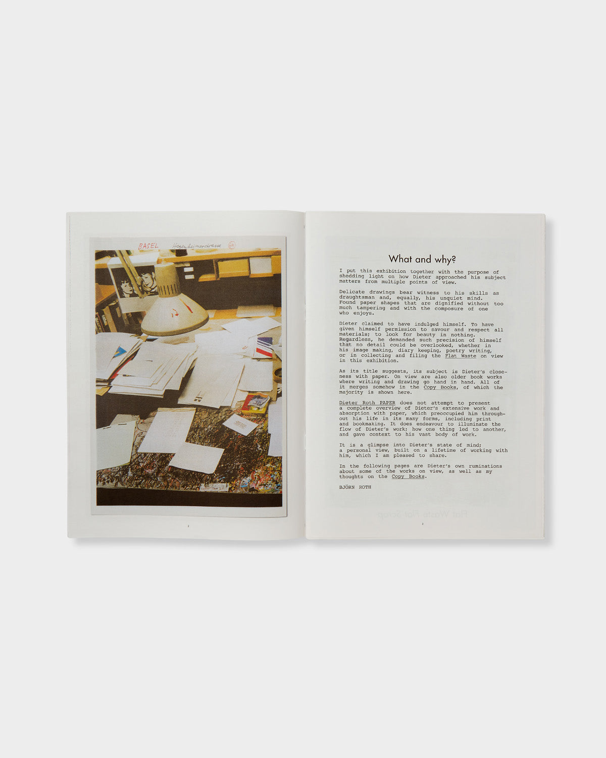 Dieter Roth: Paper