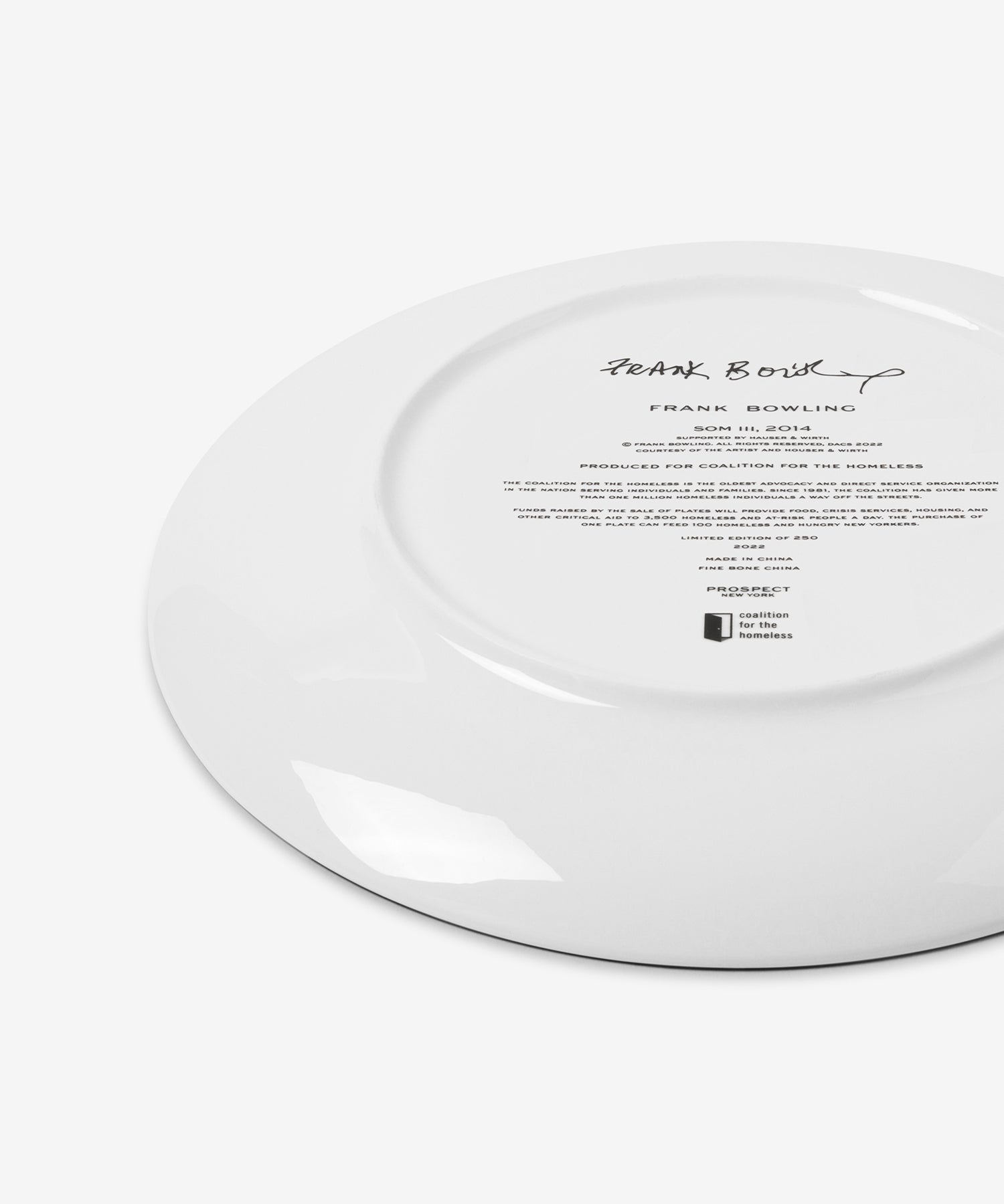 Frank Bowling 'SOM III' Plate