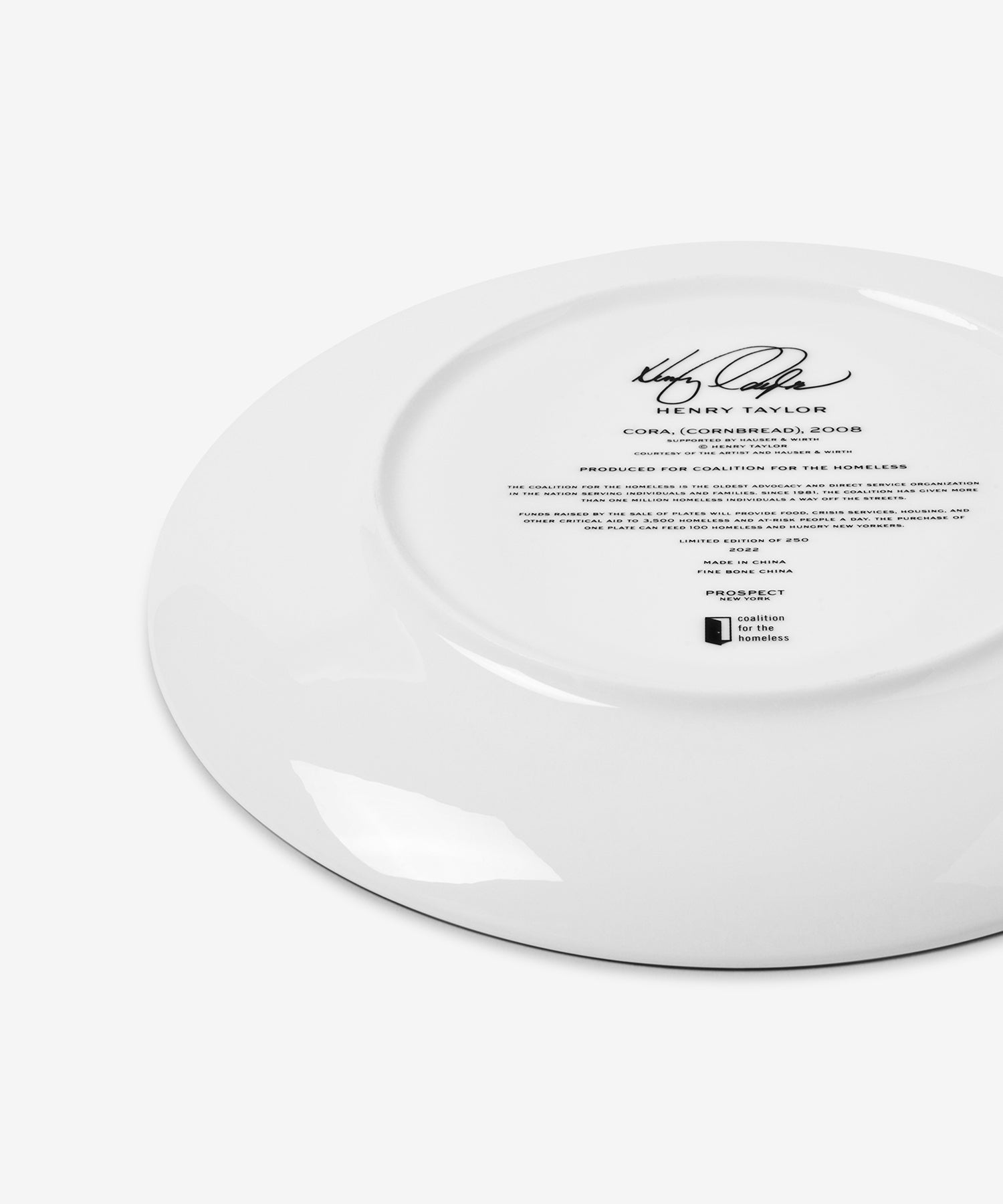 Henry Taylor 'Cora, (cornbread)' Plate