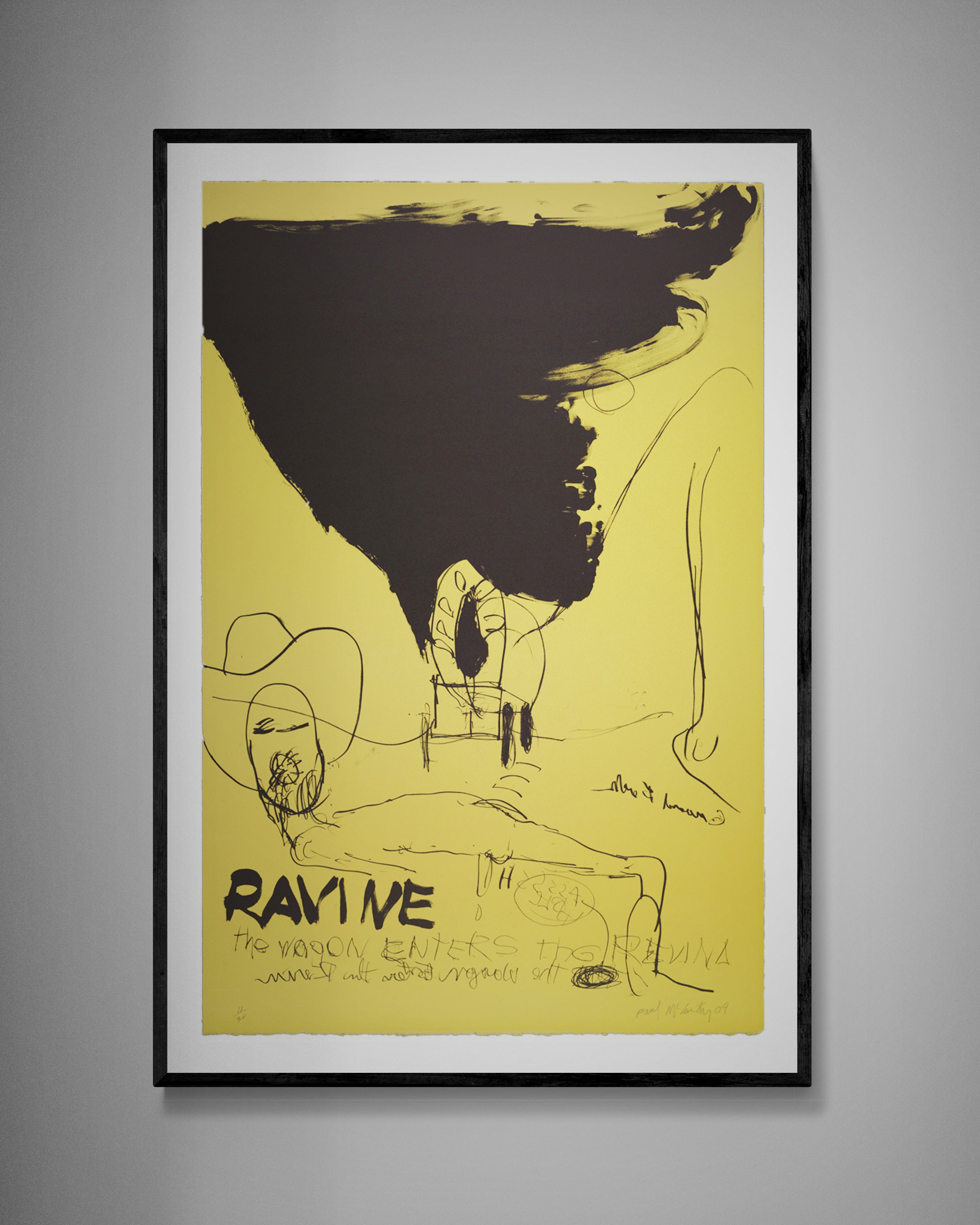 Paul McCarthy: Untitled 16 (Ravine, The Wagon Enters The Revina, Yellow)
