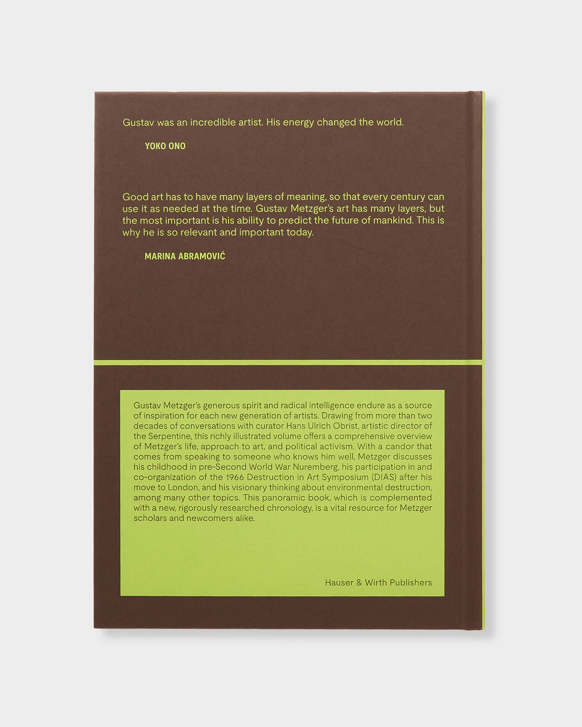 Gustav Metzger: Interviews with Hans Ulrich Obrist