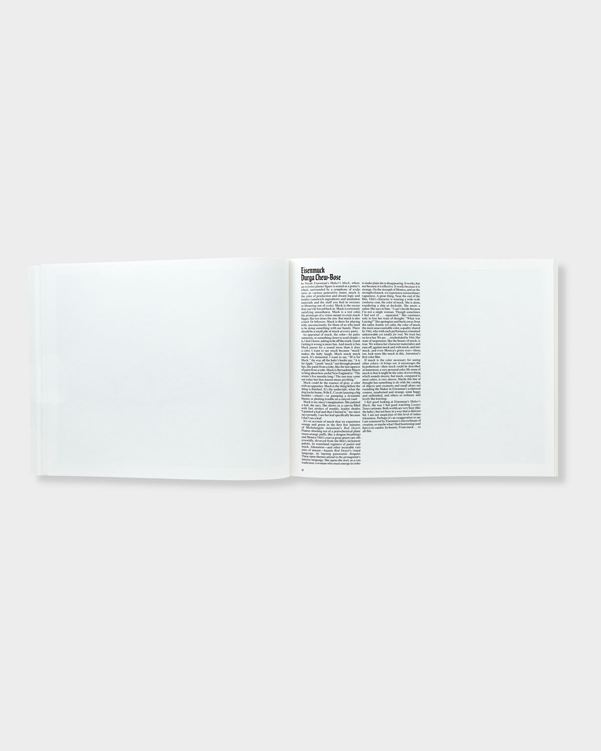 Nicole Eisenman: Maker's Muck Special Edition