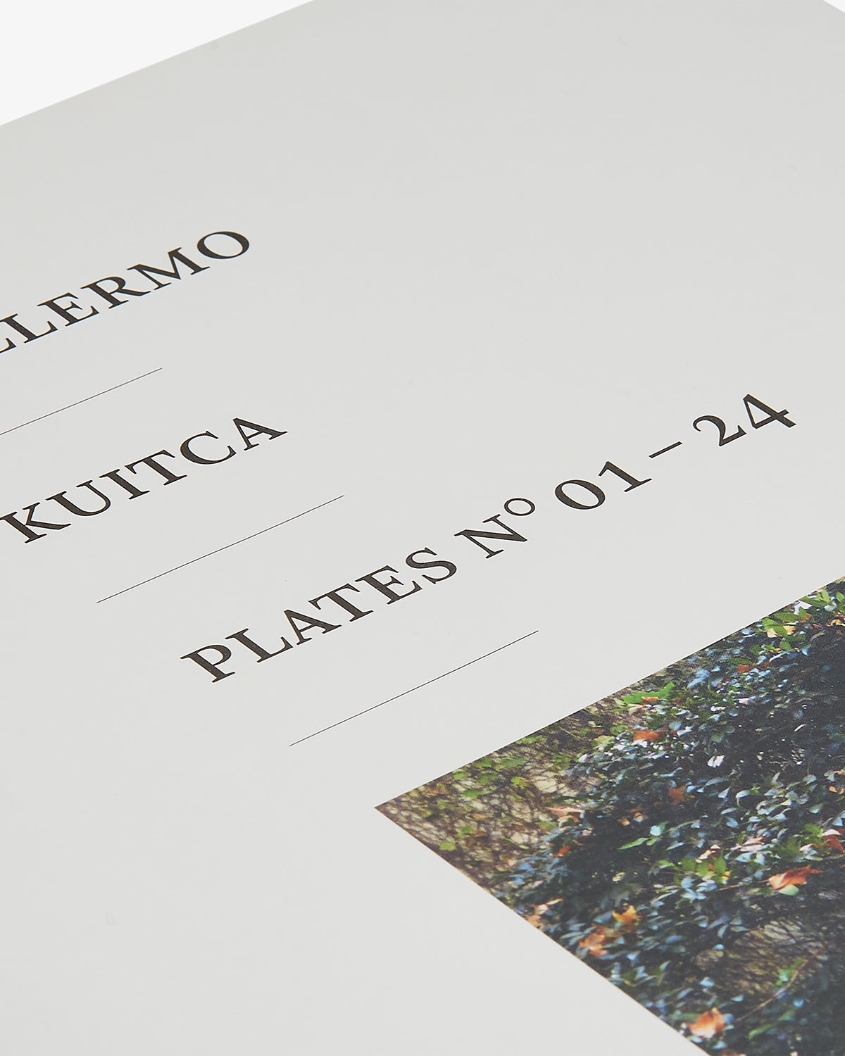 Guillermo Kuitca: Plates No 1-24 Default Title