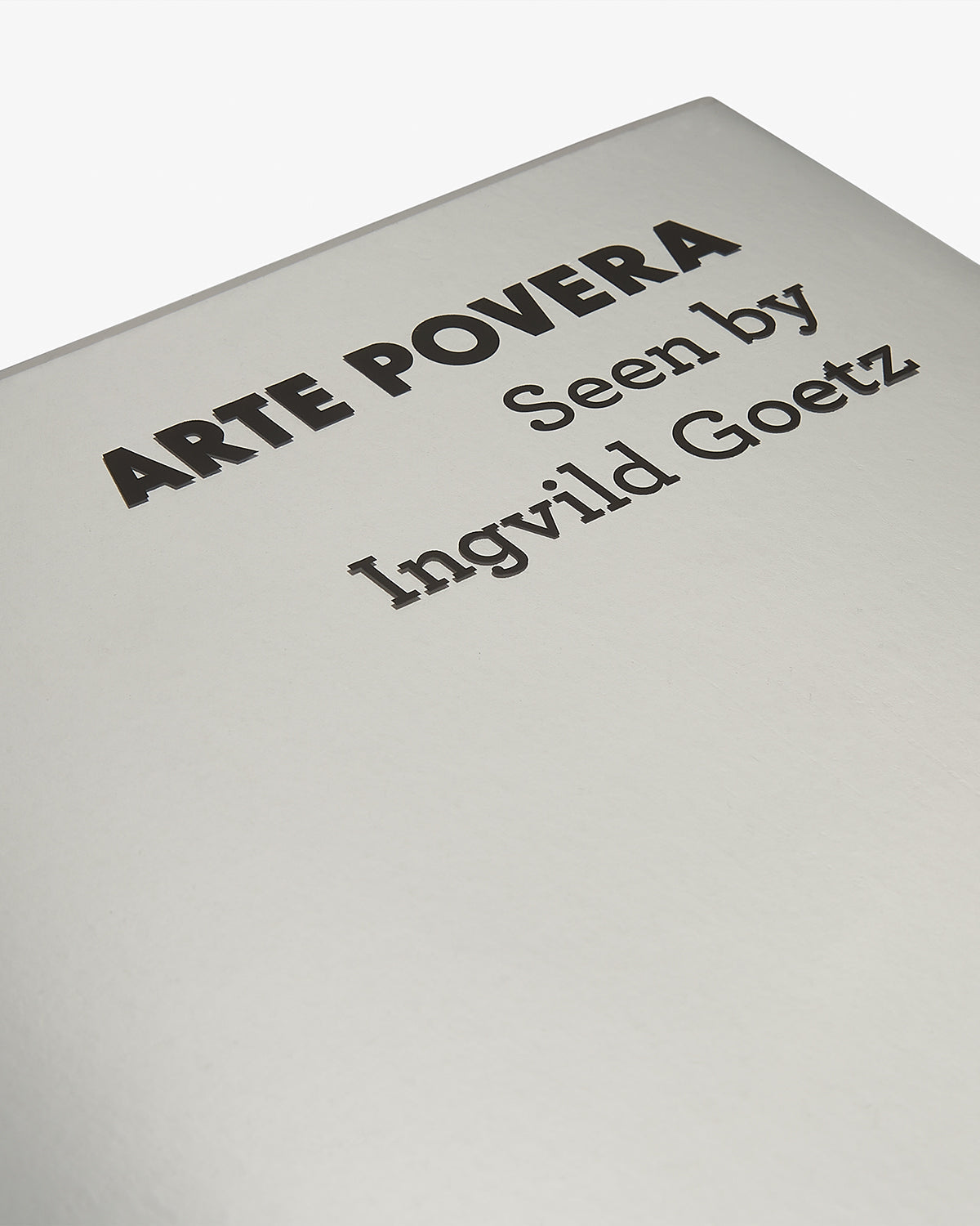 Arte Povera: Seen by Ingvild Goetz Default Title