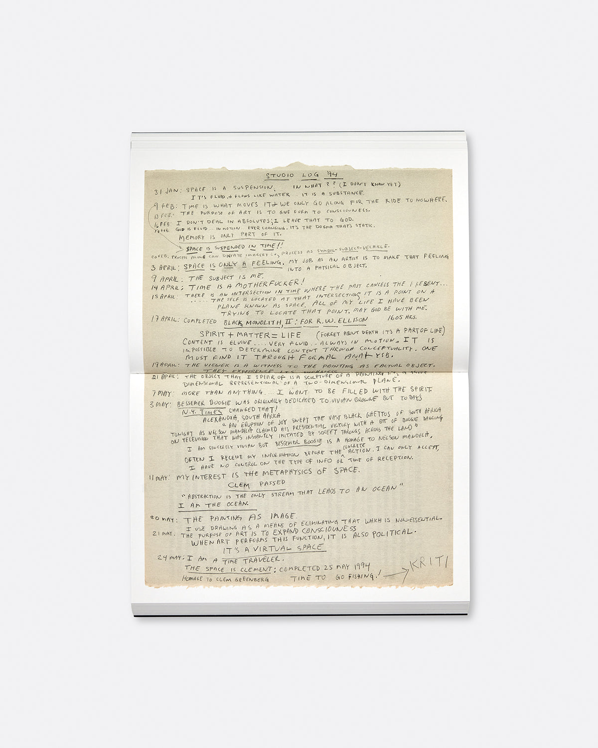 Jack Whitten: Notes from the Woodshed Default Title