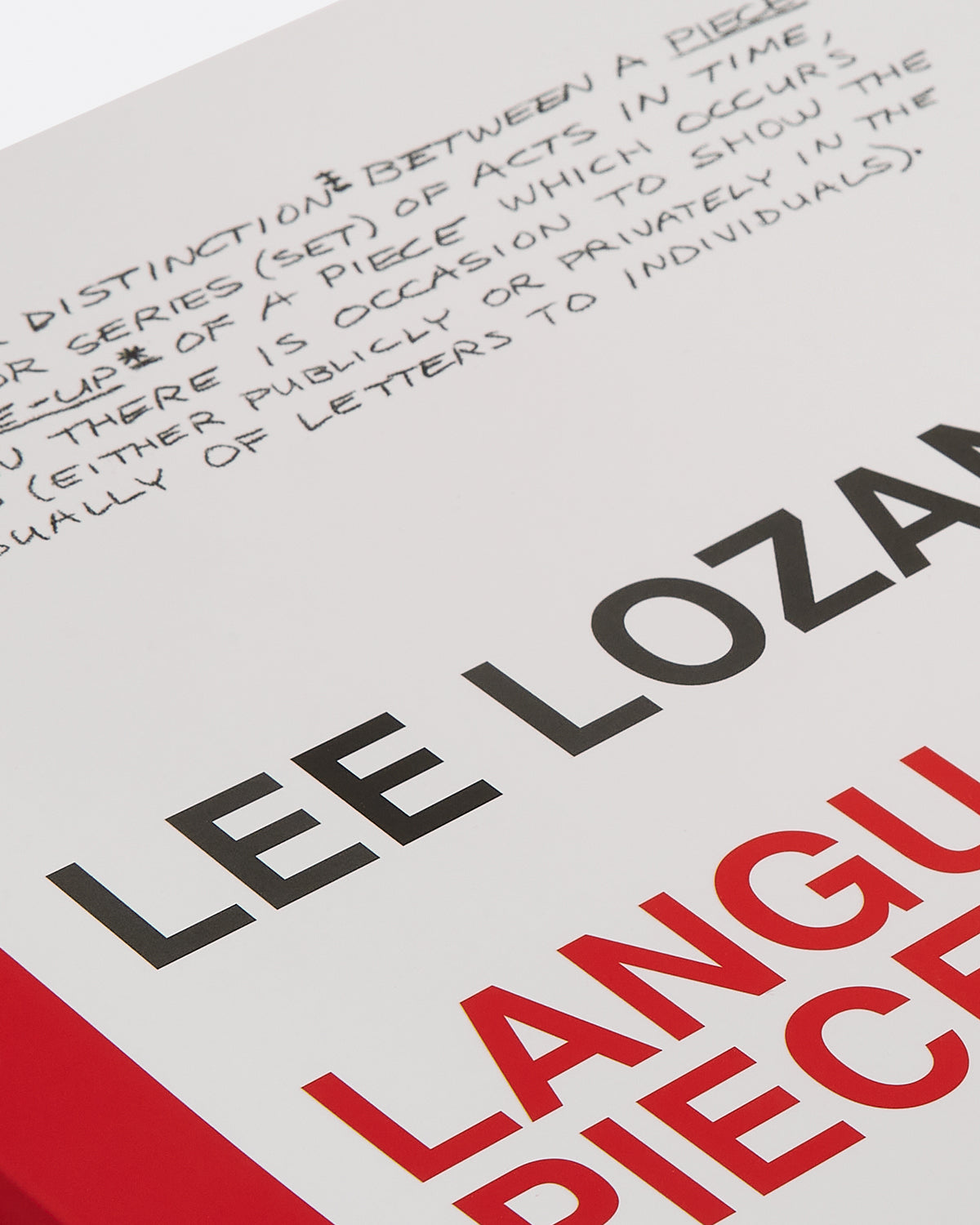 Lee Lozano: Language Pieces Default Title
