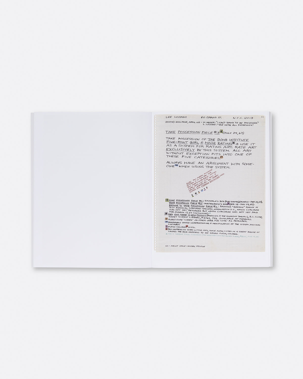 Lee Lozano: Language Pieces Default Title