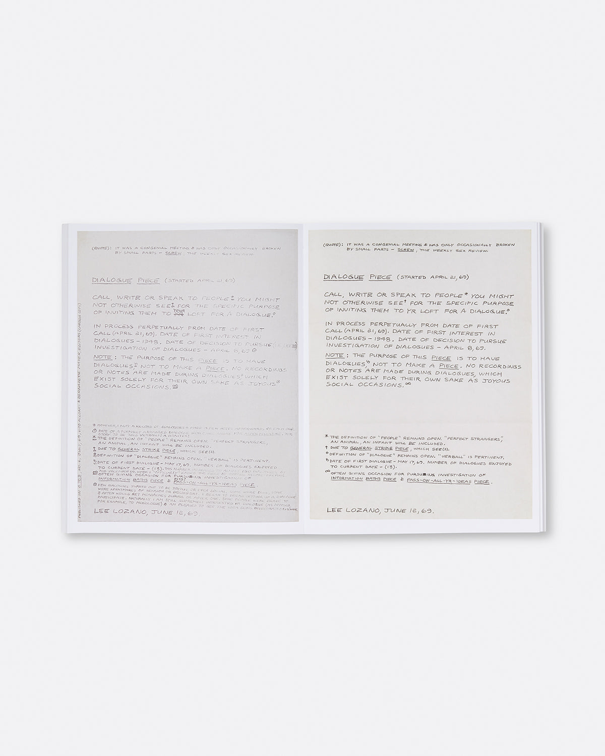 Lee Lozano: Language Pieces Default Title