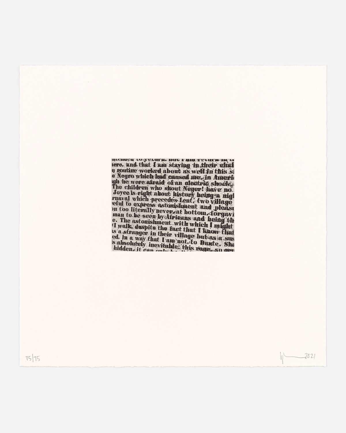 Glenn Ligon: Extract