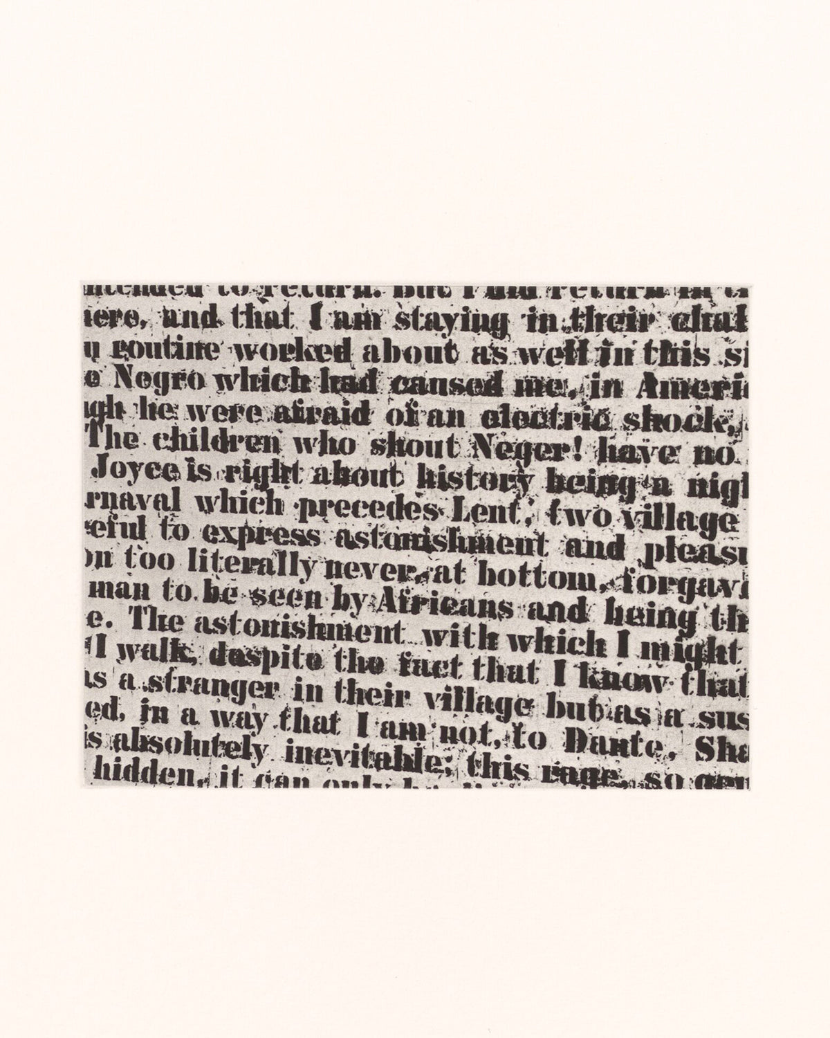 Glenn Ligon: Extract
