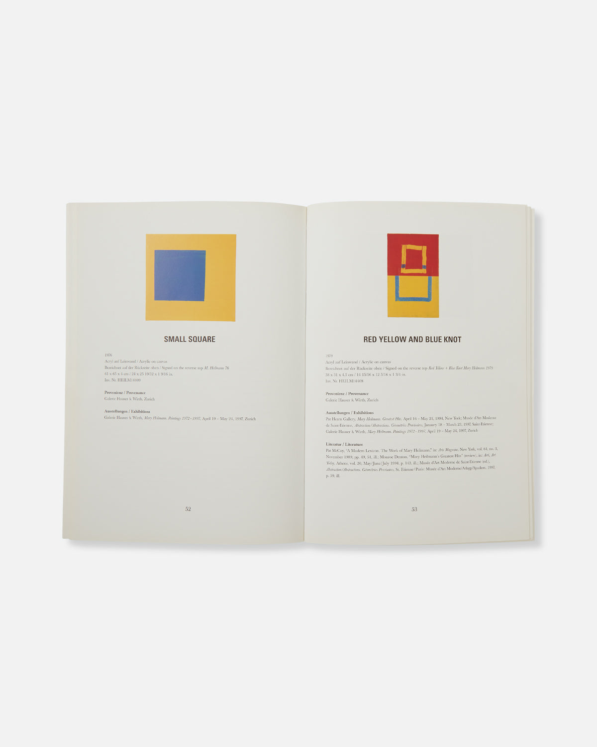 Mary Heilmann: Little 9x9 (1973) / Blue Room (1997)