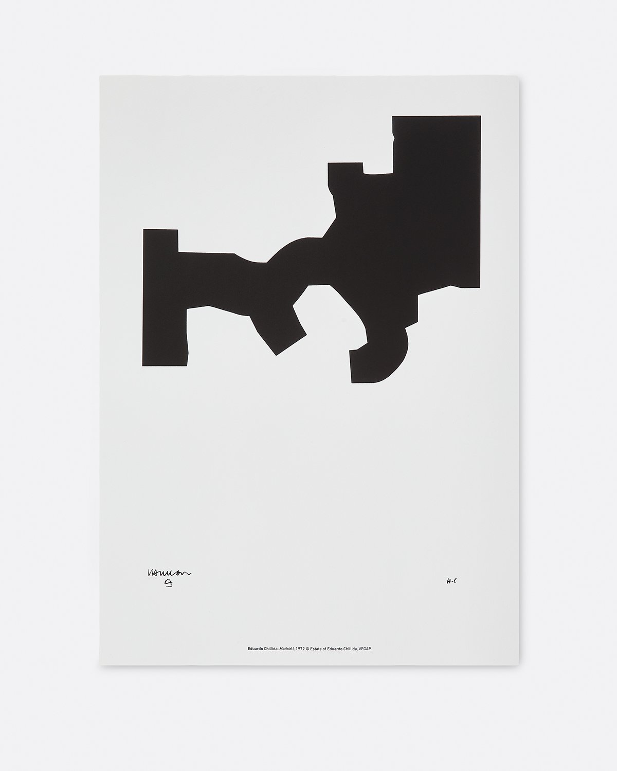 Eduardo Chillida Silkscreen Print Madrid Default Title