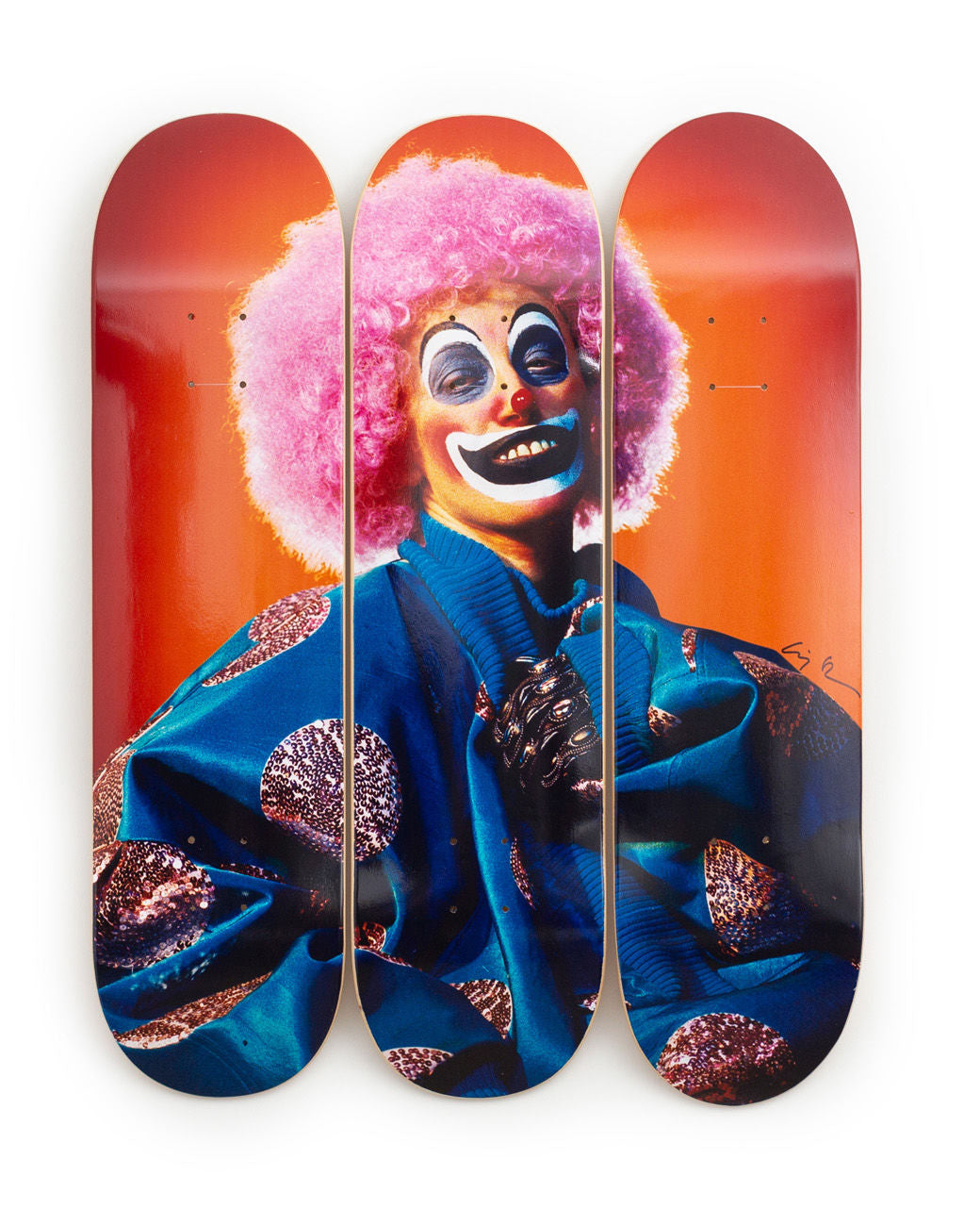 Cindy Sherman The Clown Set of Skateboards