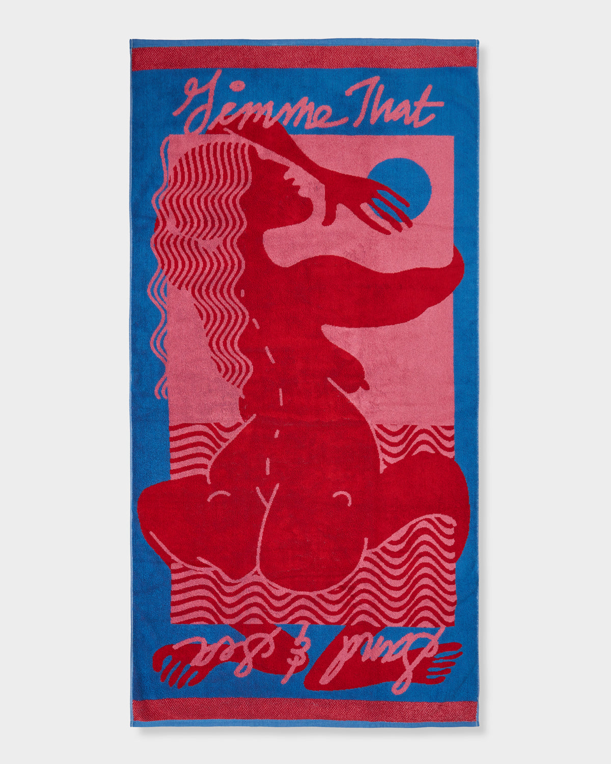 Christina Quarles 'Gimme That Sand & Sea' Towel