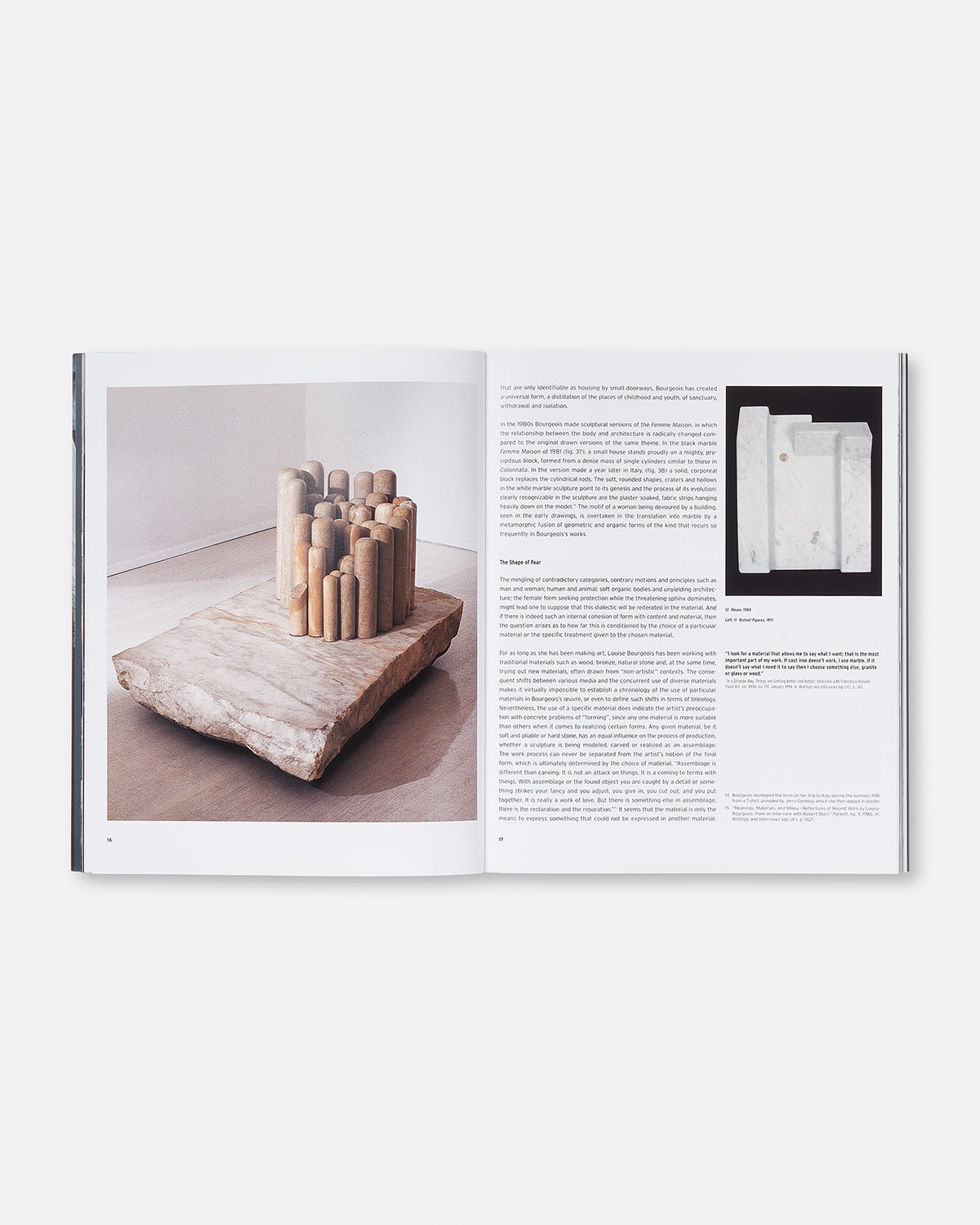 Art Book, Louise Bourgeois Works in Marble, Hauser & Wirth