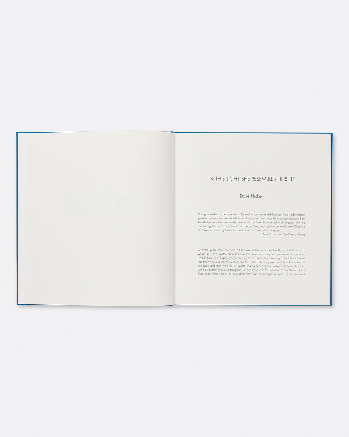 Art Book, Roni Horn: aka, Hauser & Wirth