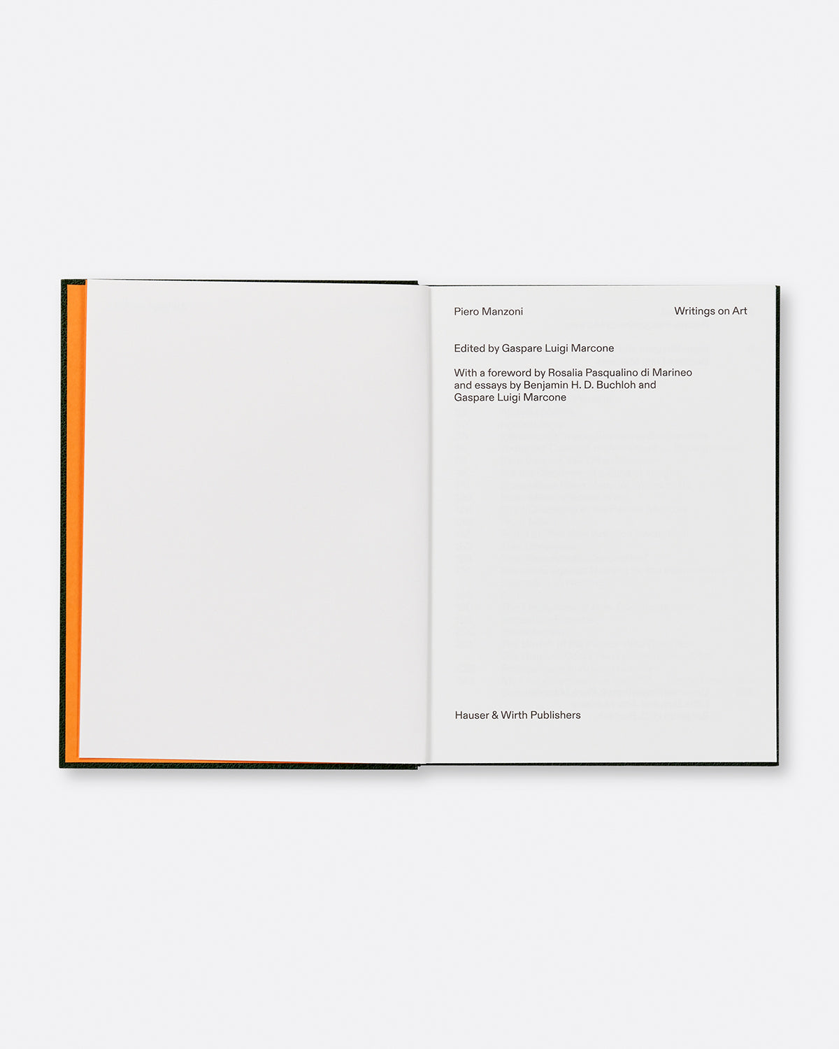 Piero Manzoni: Writings on Art Default Title