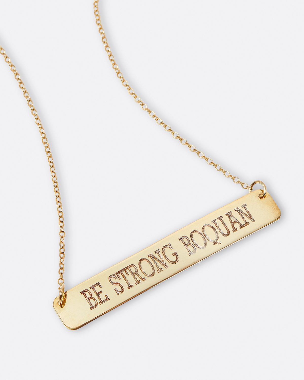 Mark Bradford Be Strong Boquan Necklace