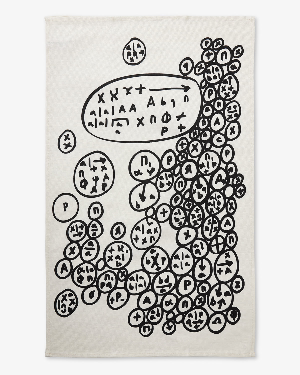 Mira Schendel Small Circles Tea Towel Default Title