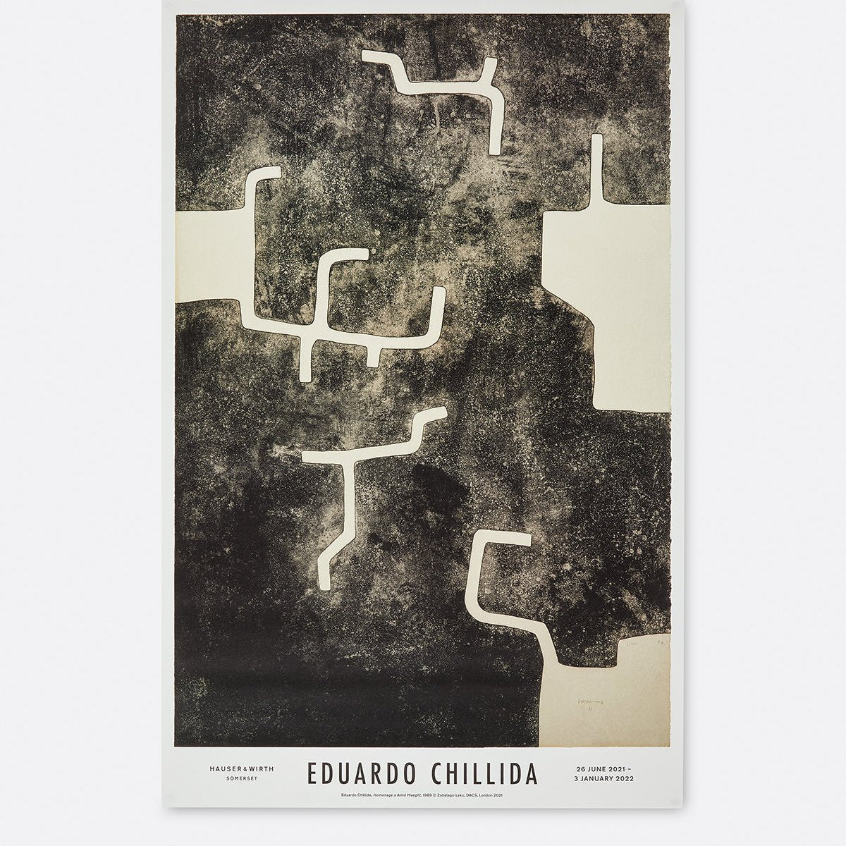 Eduardo Chillida Somerset Show Poster